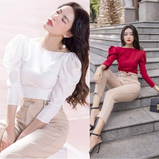 Áo kiểu tay phồng thời thượng - nhiều size, form dáng chuẩn dễ mặc đi làm, dự tiệc hoặc dạo phố
