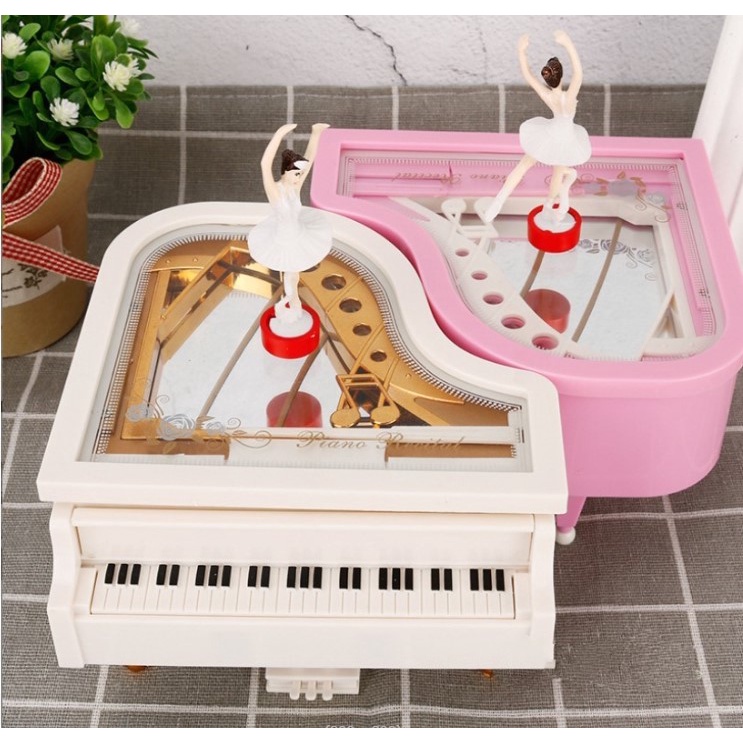 Hộp phát nhạc PIANO với vũ công múa bale - DMA store