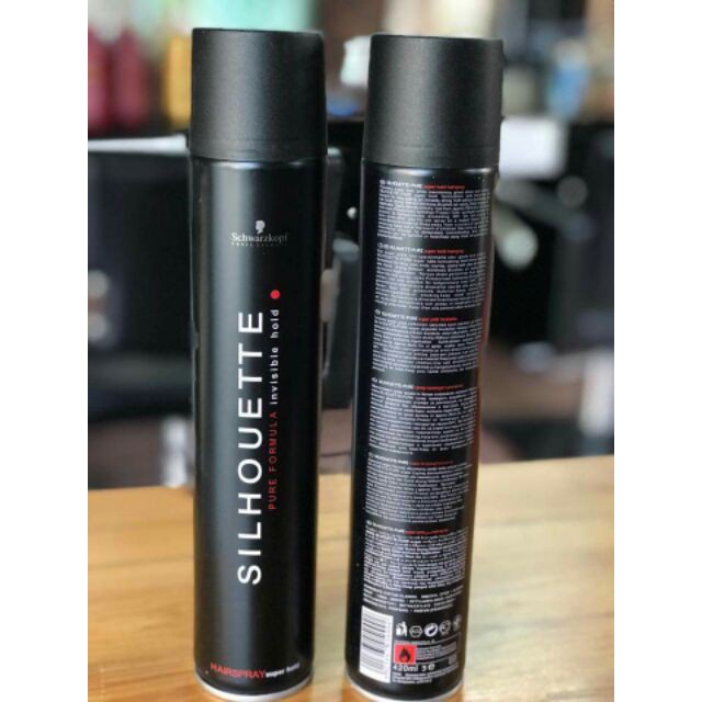 Gôm xịt tóc nam tạo kiểu tóc SILHOUETTE 420ML giữ nếp bóng mượt cao cấp