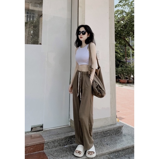 Quần dây rút chất siêu mát và mềm