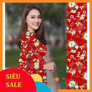 ÁO dài lụa nhật in 3d