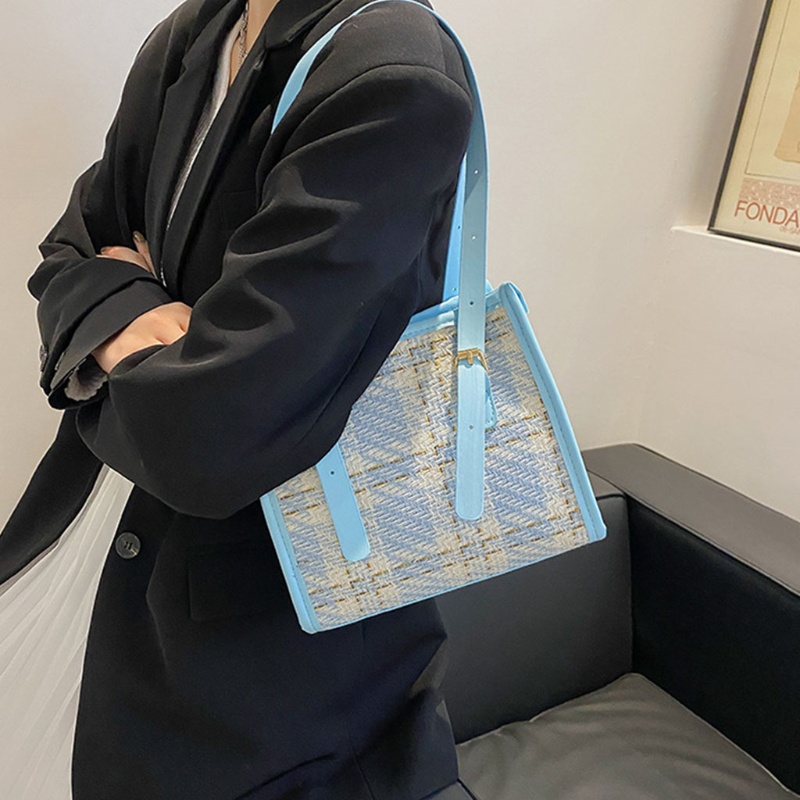 Túi Xách Da PU Họa Tiết Sọc Thời Trang Dành Cho Nữ