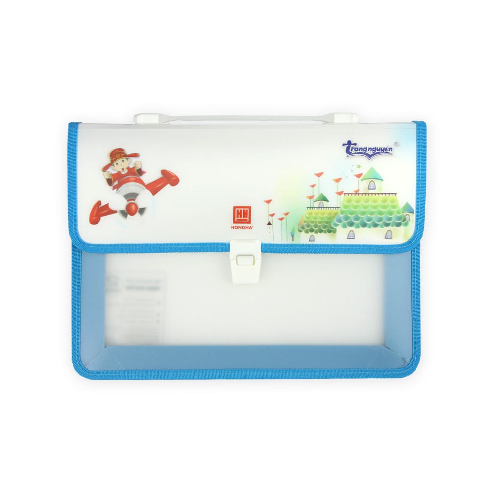 Cặp học thêm dành cho học sinh tiểu học, cặp Hồng Hà (3862) in 3D, chất liệu bền đẹp,thiết kế dễ thương - Soleil Home