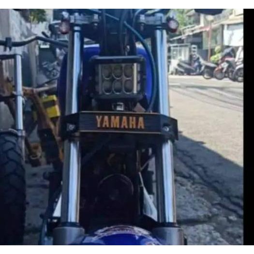 Bộ Giá Đỡ Bằng Nhôm Màu Vàng Đen Chuyên Dụng Cho Xe Yamaha Rx King Bandung