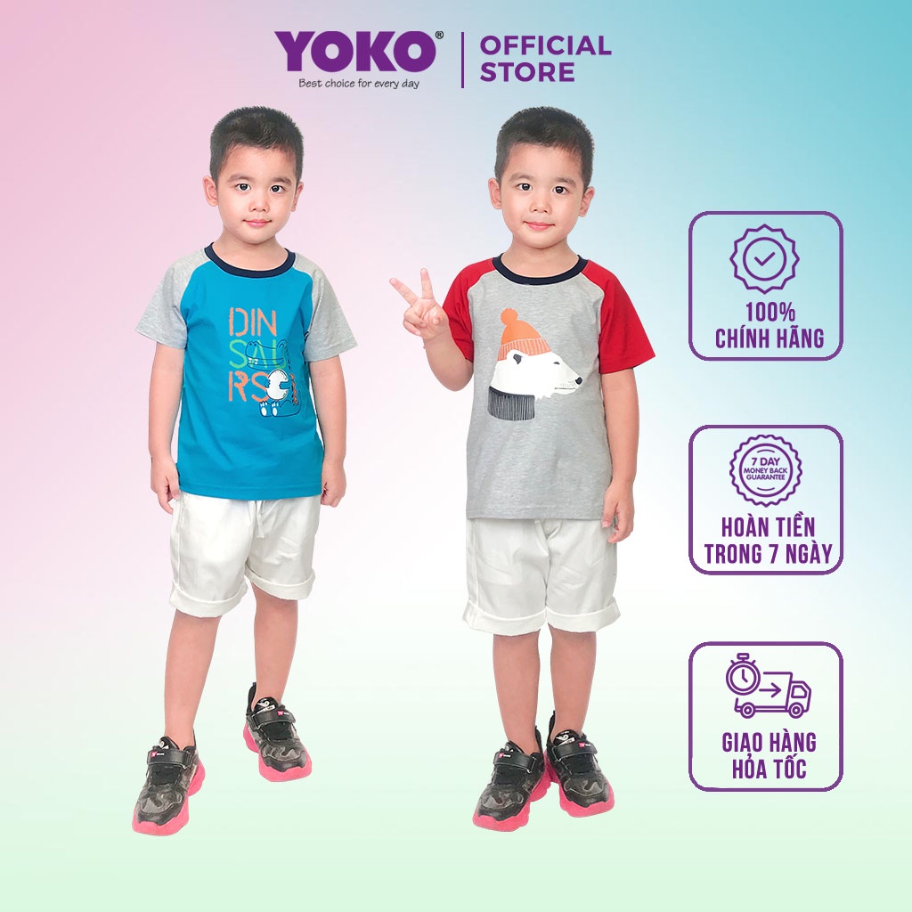 Áo Thun Tay Ngắn Bé Trai (1-9 Tuổi) YOKO KID’S FASHION 21345T