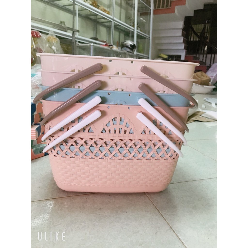 Giỏ nhựa đi sinh mẫu mới