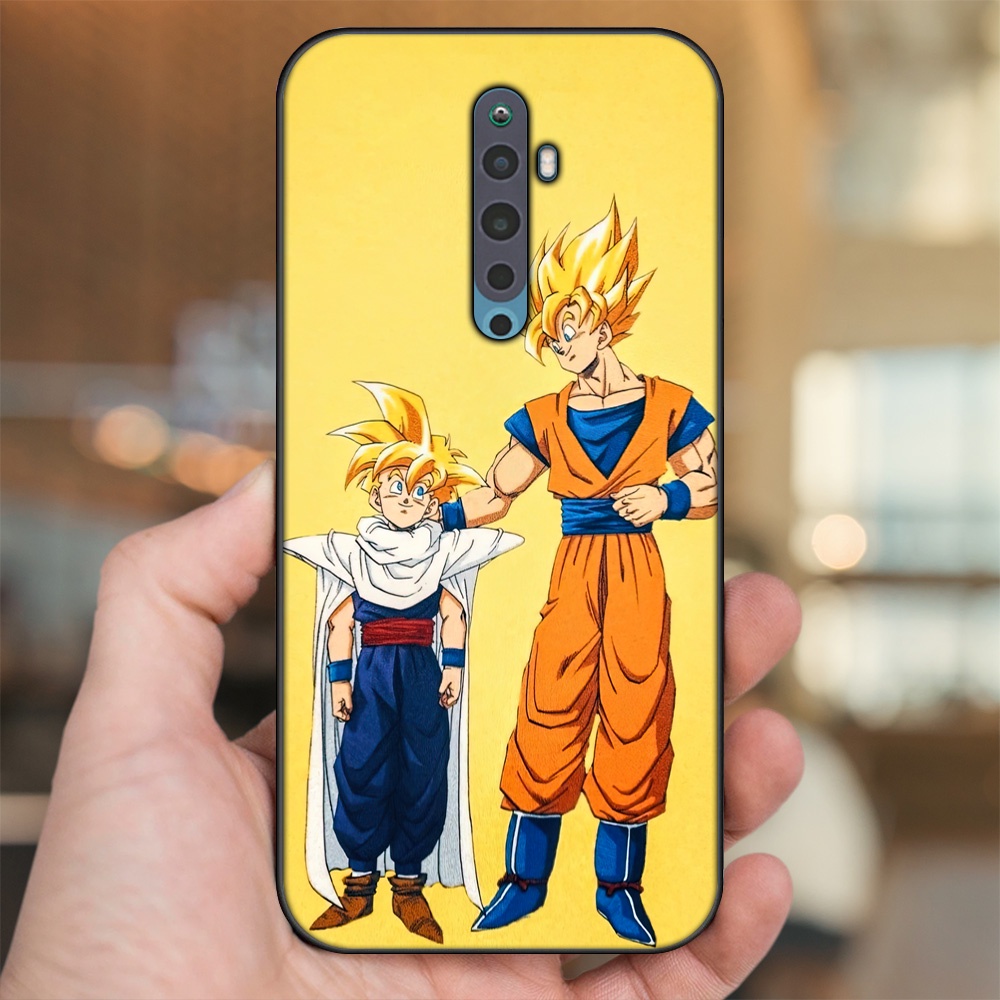 Ốp lưng Oppo Reno 2F viền đen in hình Gohan Dragon Ball