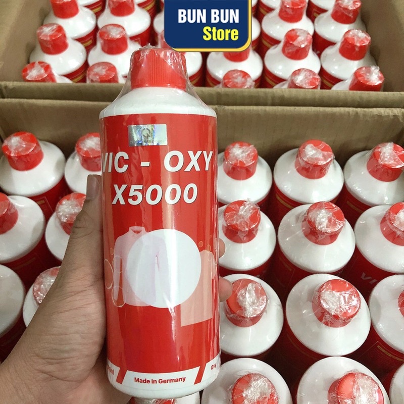 Nước tẩy trắng X5000 - Chính hãng - không làm bay màu vải, không khô vải