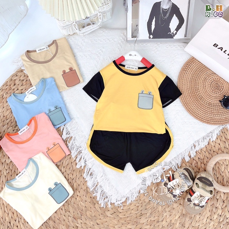 bộ thun lạnh cho bé trai bé gái