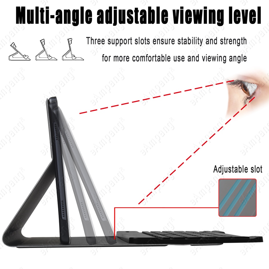 Ốp Bao Da Máy Tính Bảng Kèm Bàn Phím Rời Cho Lenovo Xiaoxin Pad 10.6 inch