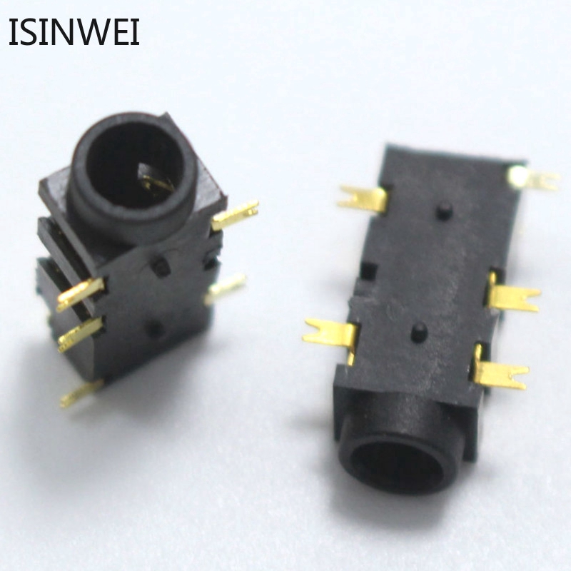 Set 10 Đầu Nối Âm Thanh PJ-327A 3.5mm PJ327A 5P SMD 3 + 2 Pin Mạ Vàng Chuyên Dụng