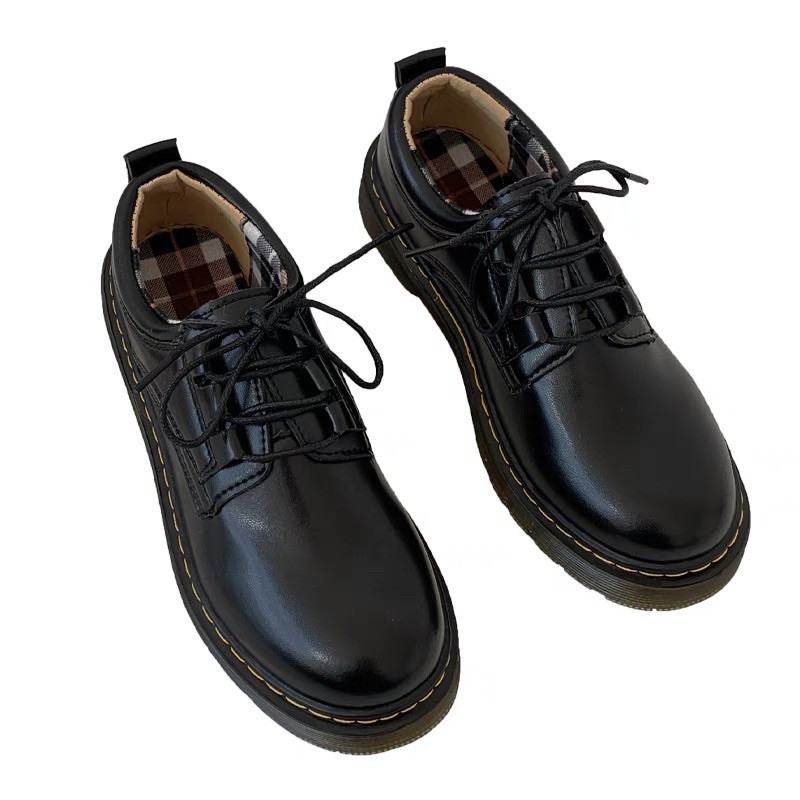 Giày oxford da nữ Dr Martens buộc dây vintage học sinh ulzzang Hàn Quốc [Yannie]