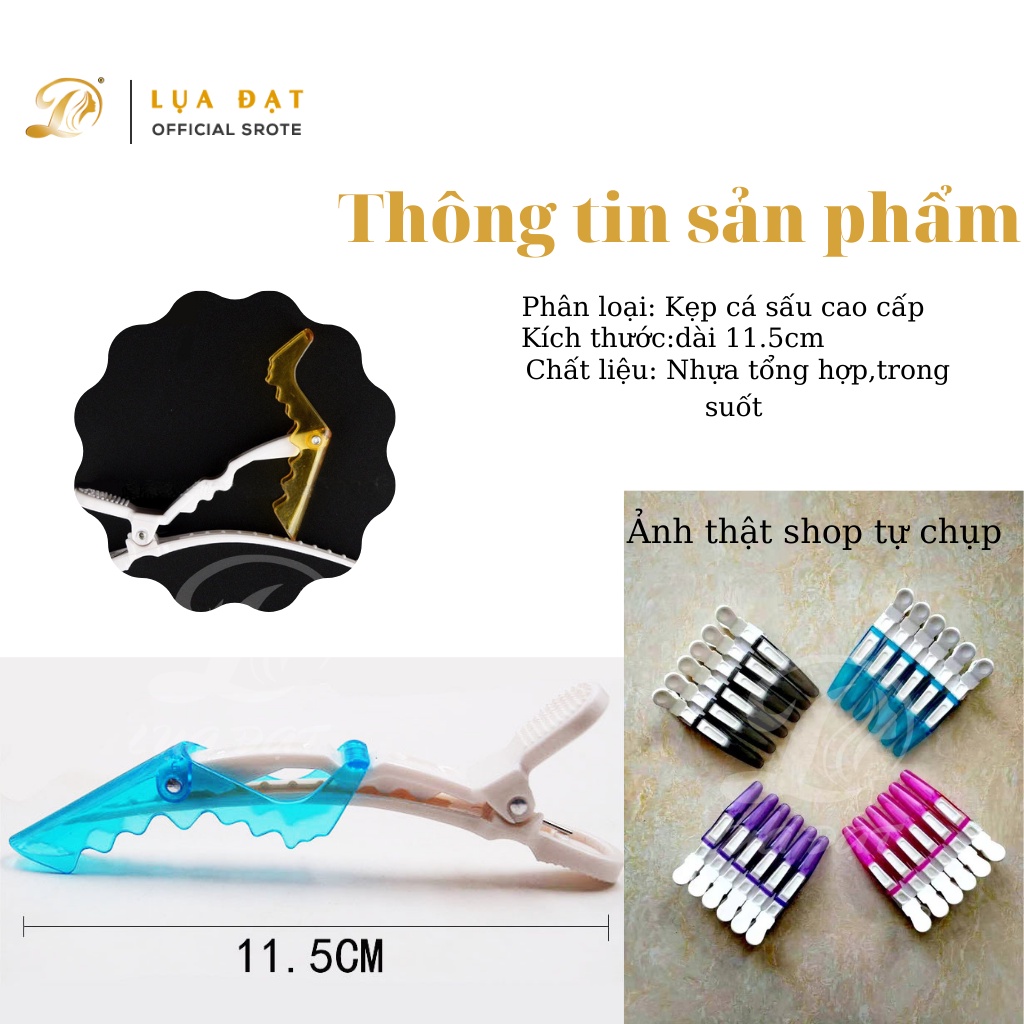 (SỈ SLL) Kẹp Cá Sấu Chia Tóc, Kẹp Cố Định Tóc Tạo Kiểu Chuyên Dụng Cho Salon