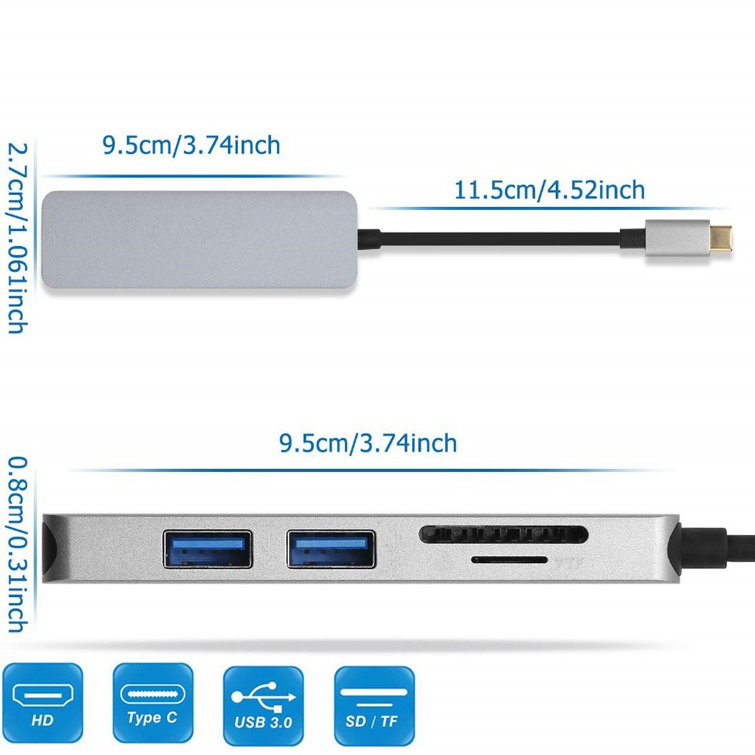 (1210Shot Sale) Usb C Hub Với 4k Cho Macbook Pro