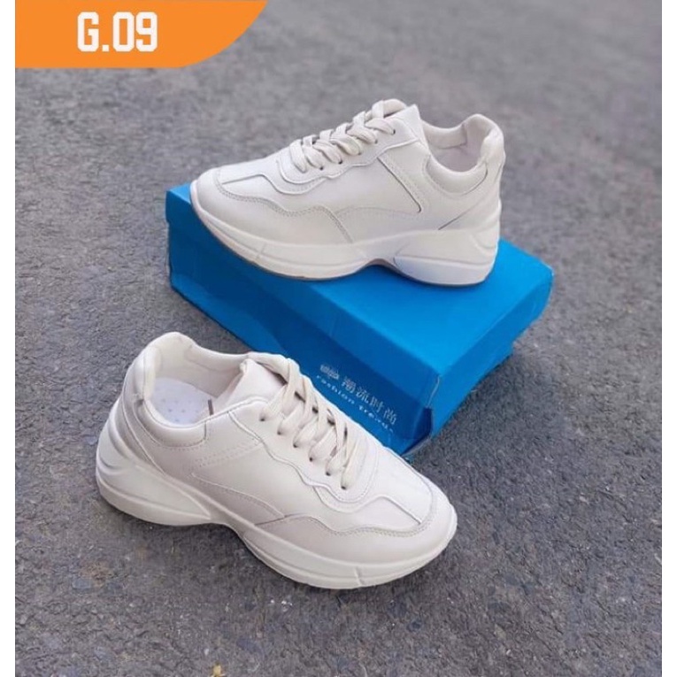 Giày Thể Thao Sneaker Nữ GC Trơn Chất Đẹp