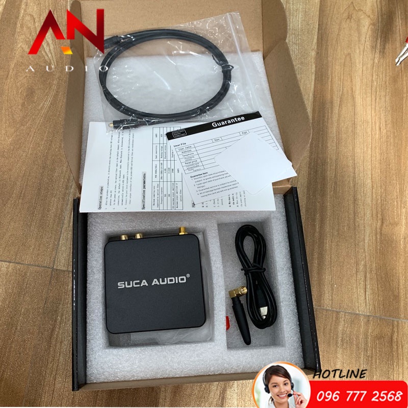 Giải Mã DAC Bluetooth SUCA V1 Pro Ver2 – Hỗ Trợ 5.0/LDAC- Tặng ngay dây quang Liton USA