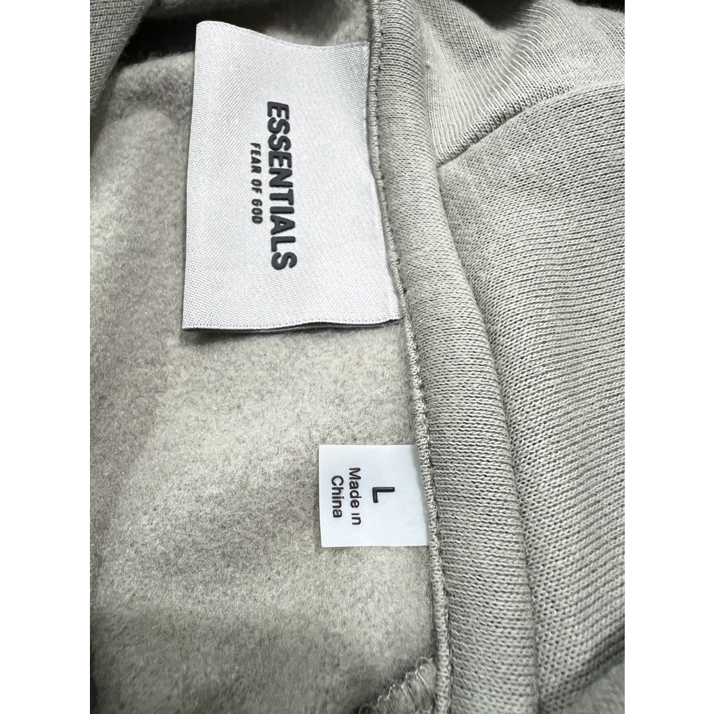 ÁO HOODIE ESSENTIALS SS21 MOSS Chữ Phản Quang màu Taupe hot hit 2021 dành cho cả nam nữ