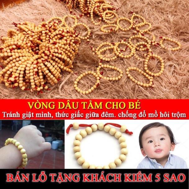 [RẺ VÔ ĐỊCH] [SIÊU RẺ] Vòng Dâu Tằm Cho Bé Bảo hành 6 tháng