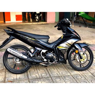 Tem Exciter 135 Lc 2019 candy xám đen vàng rời không bay màu có thể đổi màu tuỳ thích (bộ)