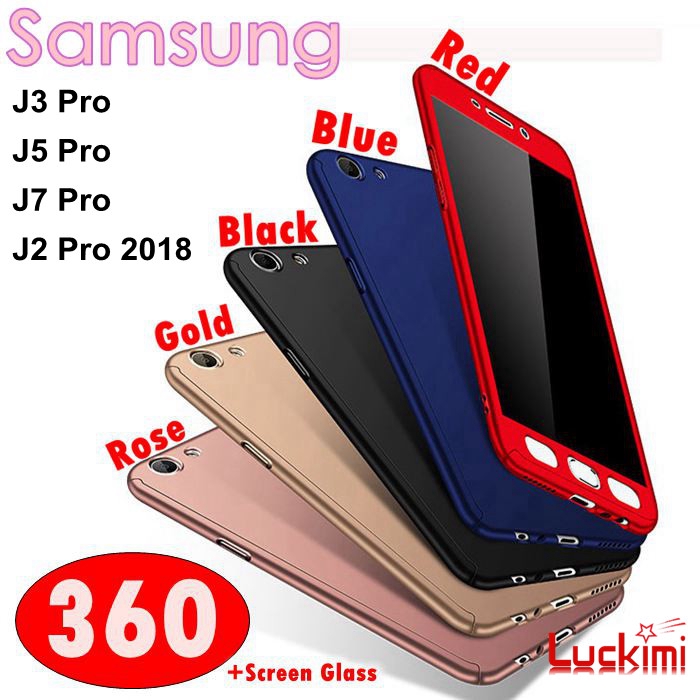 Samsung J3 Pro,J5 Pro,J7 Pro,J2 Pro 2018 360 Full Cover Case