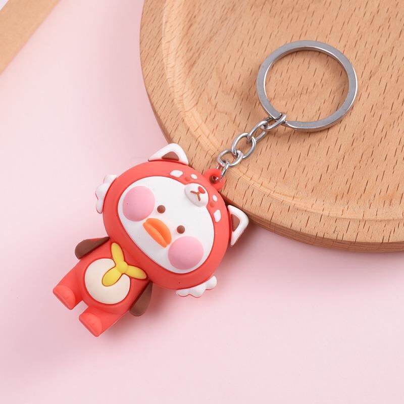 [RẺ VÔ ĐỊCH] Móc Khoá Chú Vịt Má Hồng Xinh Xắn - Siêu Cute