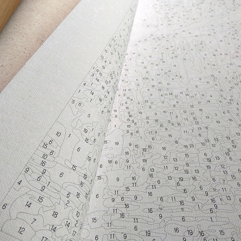 Bộ Tranh Sơn Dầu Tự Làm Hình Phong Cảnh Độc Đáo