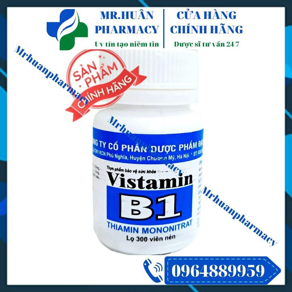 Vistamin B1  - Bổ sung vitamin B1 cho cơ thể, hỗ trợ cải thiện tình trạng thiếu hụt vitamin B1