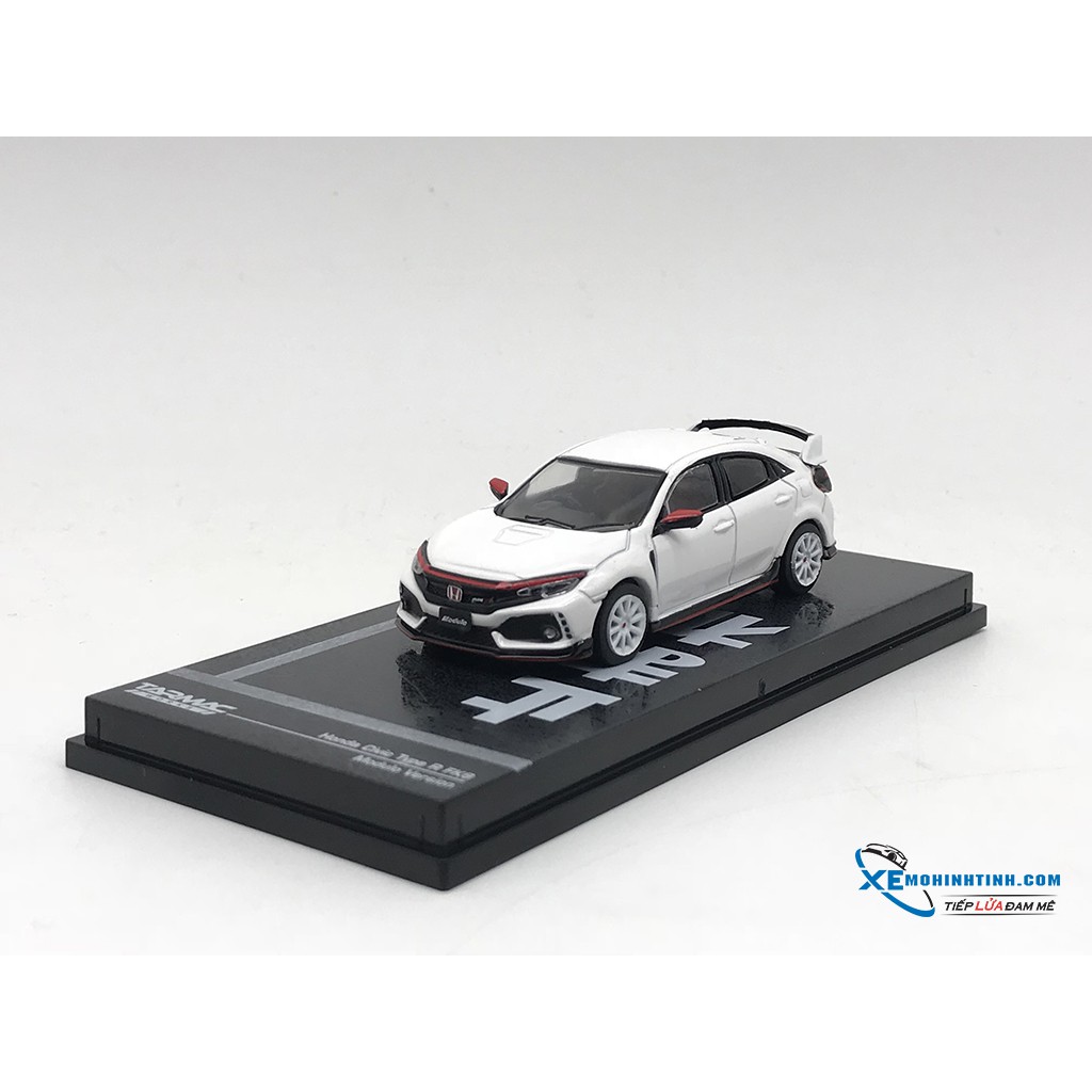 Xe Mô Hình Honda Civic Type R FK8 Modulo Version 1:64 Tarmac Works ( Trắng )