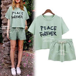 Bộ đồ ngủ nữ mùa hè, quần áo ngủ nữ, quần short + áo ngắn tay, HÀNG ORDER