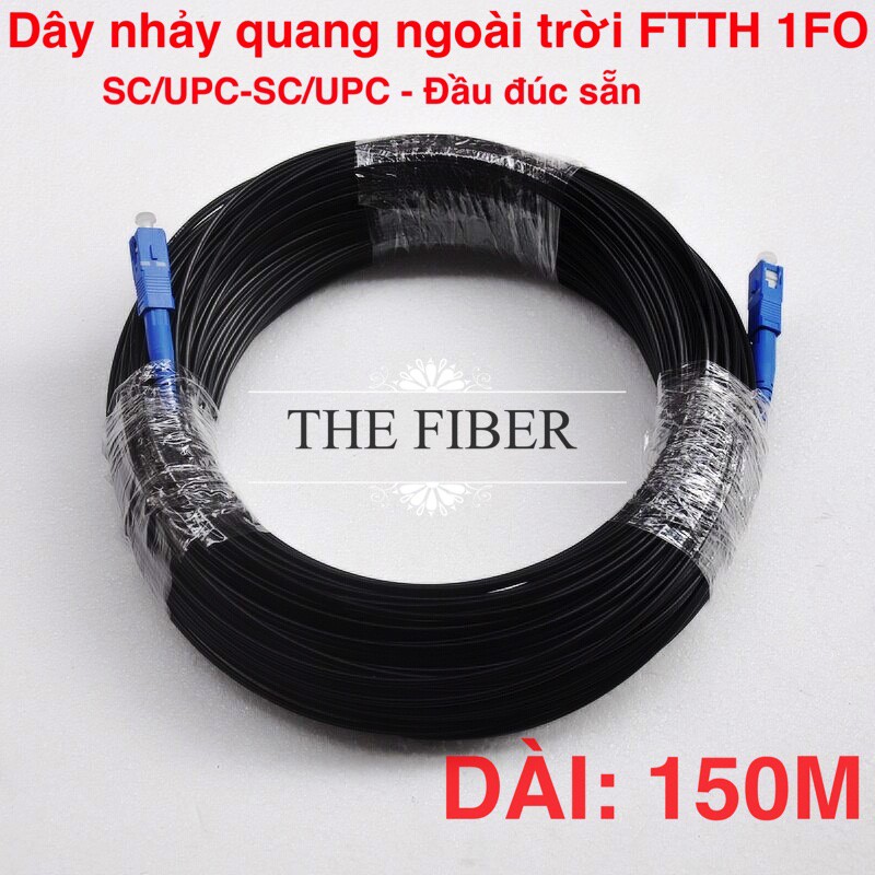 Dây nhảy quang ngoài trời SC UPC SC UPC dài 150m 1FO SM FTTH