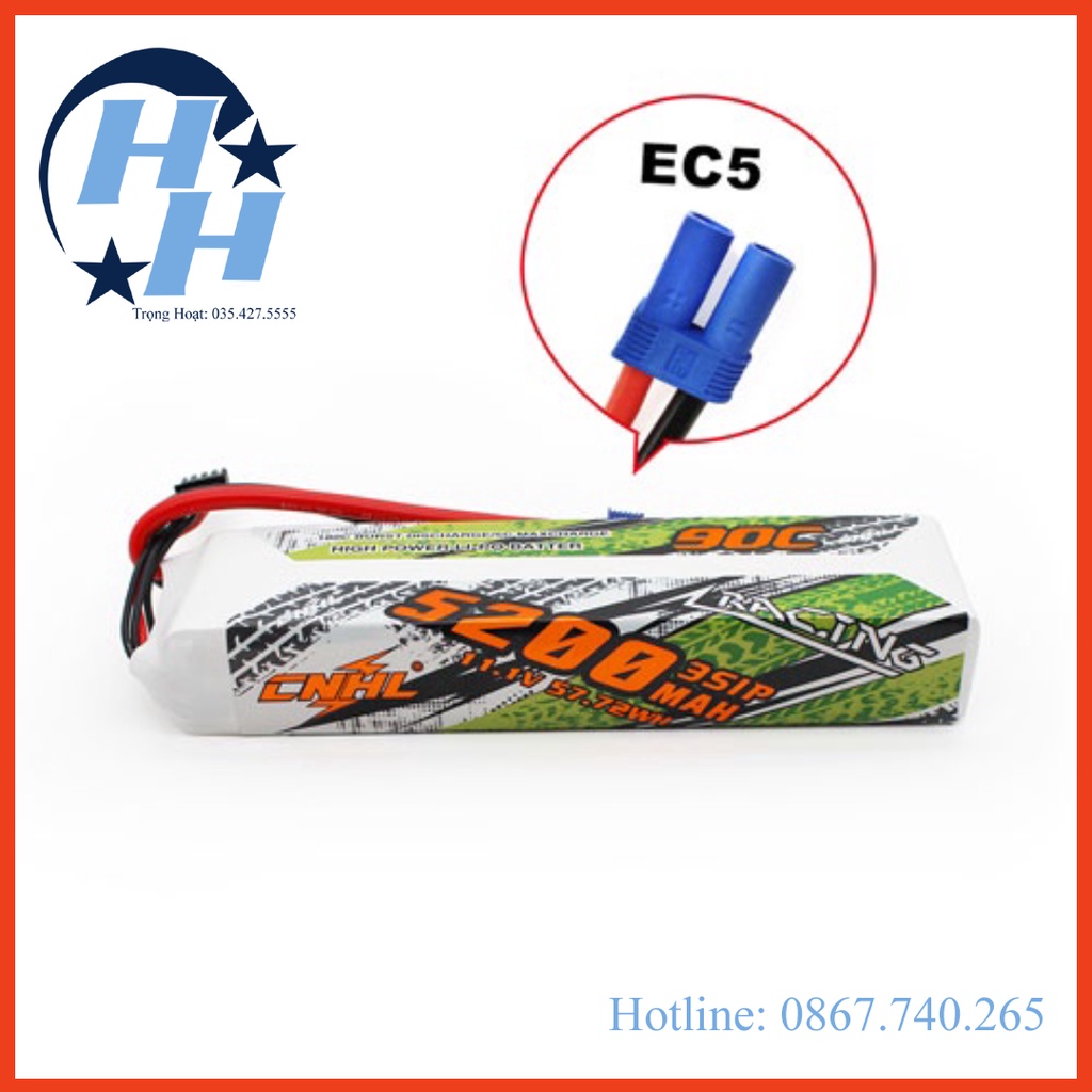 Pin Lipo CNHL 5200MAH 11.1V 3S 90C