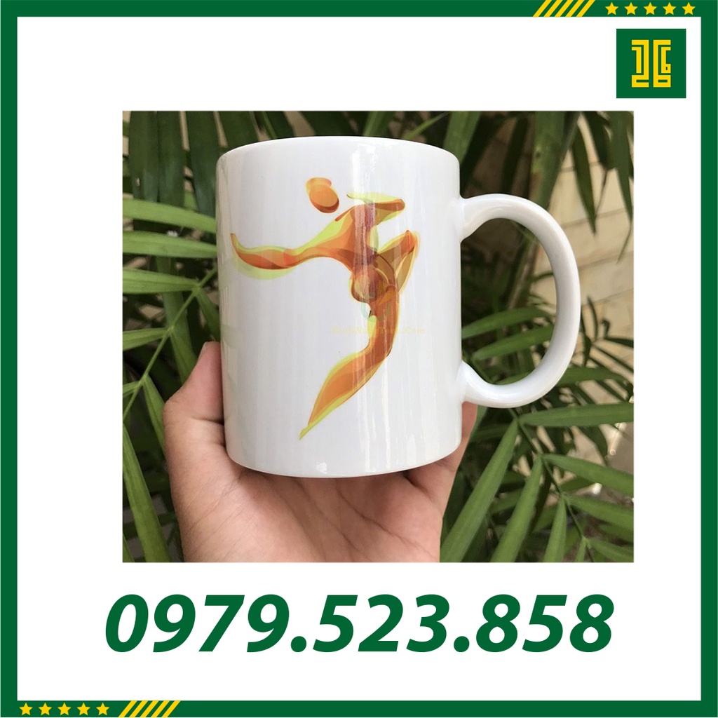 Cốc đổi màu, ly ma thuật hình "in theo yêu cầu" quà tặng, ly sứ bền, đẹp