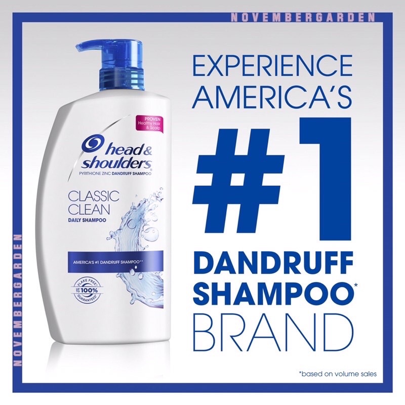 Dầu gội tóc gàu nặng head & shoulders Classic Clean Daily Shampoo Proven Healthy Hair & Scalp 1.28l