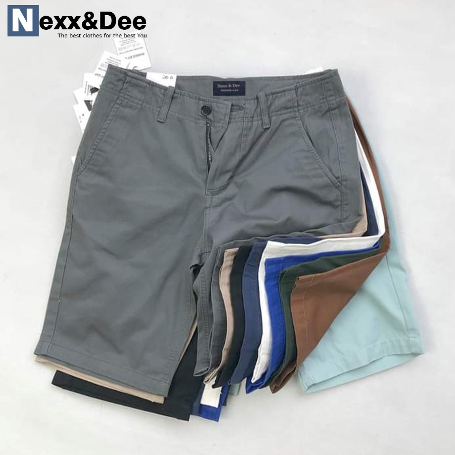 Quần short nam, short kaki nam form rộng có size lớn big size cao cấp Nexx&amp;Dee QS03