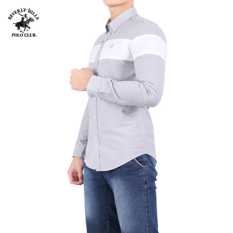 Beverly Hills Polo Club - Áo sơ mi Dài tay Nam Slimfit KMS- BHPC CMSLS20TL015