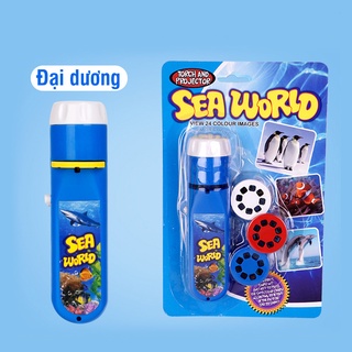 Đèn pin chiếu hình cho bé 5 chủ đề