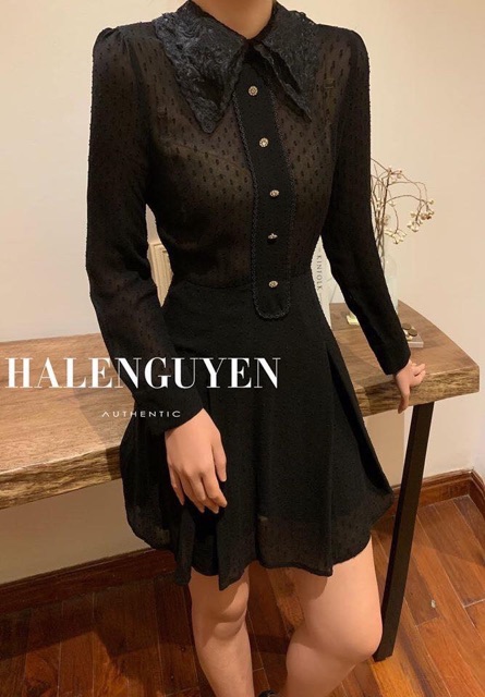 Váy zara xs hot trend cổ siêu xinh