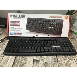 Bàn phím e-blue ekm046 pro usb chính hãng chuyên dùng văn phòng siêu bền bảo hành 12 tháng 1 đổi 1