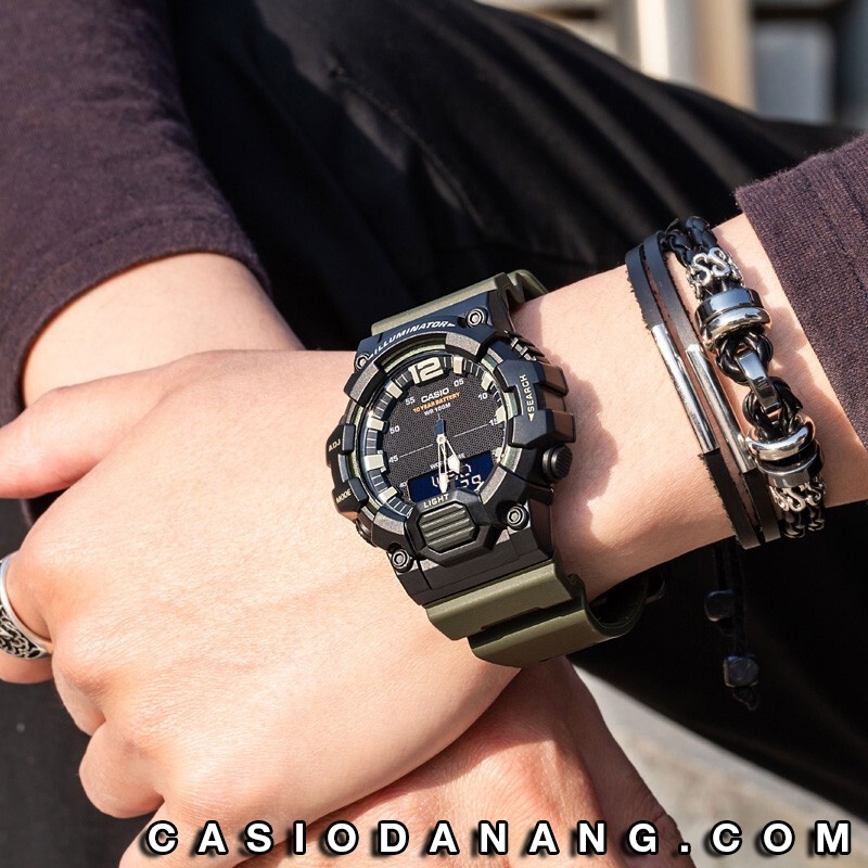 Đồng hồ nam dây nhựa Casio Standard chính hãng Anh Khuê HDC-700-3AVDF (48mm)