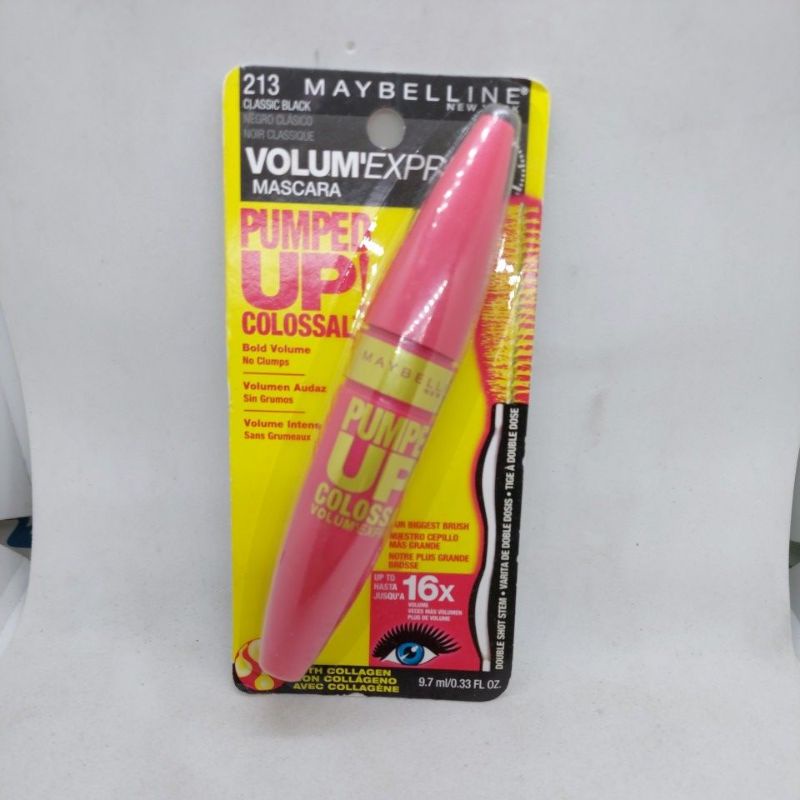 Mascara Maybelline New Pumped Up hồng