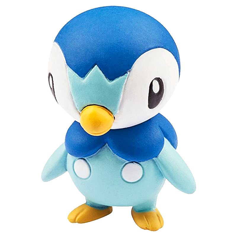 Mô Hình Pokemon Piplup (Asia) của Takara TOMY Standard Size - Pokemon Figure Moncolle Starter Gen 4 Sinnoh - PokeCorner