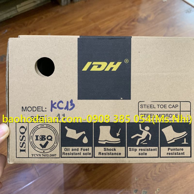 Giày bảo hộ lao động chống trơn trượt IDH KC13