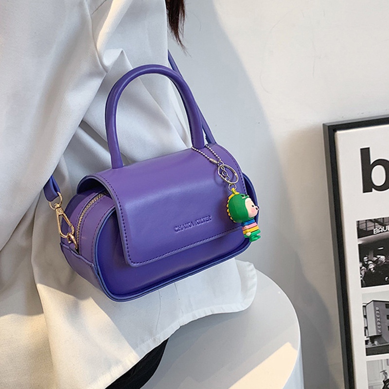 Túi đeo vai Ielgy có móc khóa kiểu hàn quốc dễ thương cho nữ