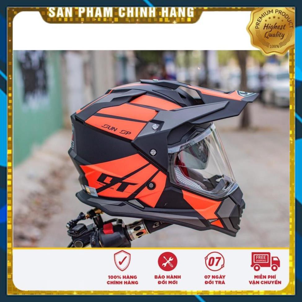 Nón Fullface Yohe 632A Dual Sport tặng Balo YOHE