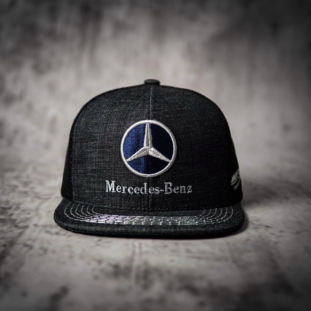 MŨ NÓN SNAPBACK HIỆU MERCEDES- BENZ CHẤT VẢI COTTON THUN HÀN QUỐC CAO CẤP
