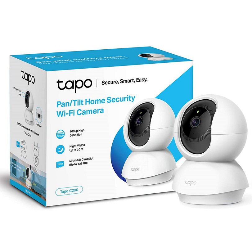 Camera IP 360 Độ 1080P 2Mb Tapo C200 TPLink - Camera WiFi An Ninh Gia Đình Quay Quét | BigBuy360 - bigbuy360.vn