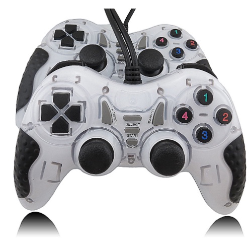 Tay Cầm chơi game đôi HQ-600S|chơi fifa online 4, Microsoft HQ-600S ,Có Rung, Tay Cầm fo4 có dây PC,Laptop full skill