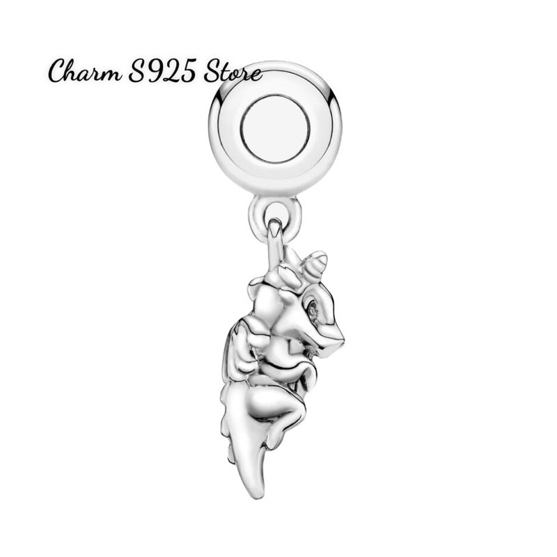 CHARM PAN ALE TREO KHỦNG LONG BẠC S925 CAO CẤP
