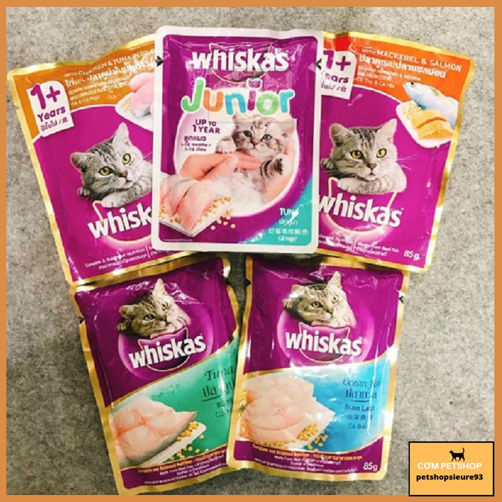 Pate Whiskas gói 85g - Pate cho mèo