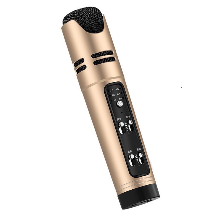 Micro C16, Mic Livestream Hát Karaoke 6 Chế Độ Âm Thanh Giả Dọng Bản Nâng Cấp Cực Hay Của Micro C7